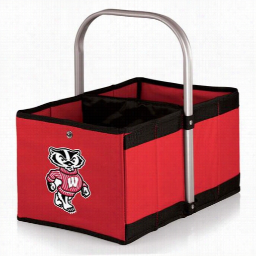 Pcnic Time 5466-00 Urban University Of Wisconsin Badgers Digital  Prin Basket