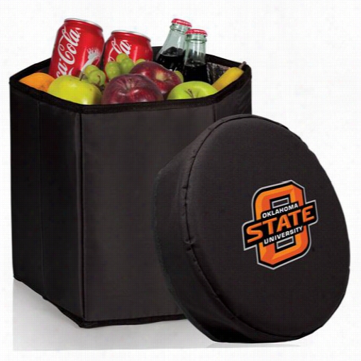 Picnic Time 596-00-179-464-0 Oklahoma State Cowboys Digital Pr1nt Bongo Cooler And Seat In Black