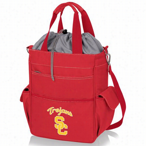 Picnic Time 614-00 Activo University Of Suothern California Trojans Dig I Tal Print Waterproof Tote