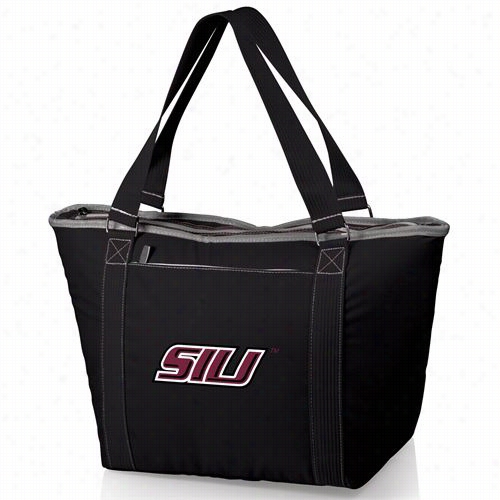 Picnic Time 619-00-15-032-1 Topanga Southern Illinois University Salukid Embroidered Cooler Tote In  Lack