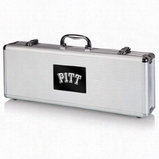 Picnic Time 681-00 -179-503-0 Fireo University Ofpittsburgh Panthers Engraved Barbecuetools In  Black