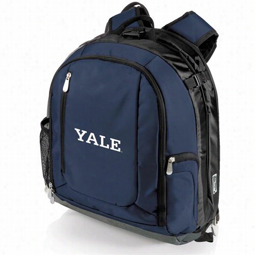 Picnic Time 730-00-138-054-1 Pt Naviga Tor Yale Un Iversity Bulldgos Digital Print Cooler Backpack In Navy