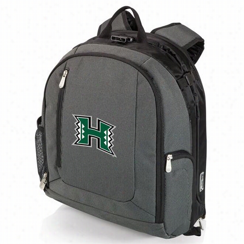 Picnic Time 730-00-679-204-0 Pt Navigator University Of Hawaii Digital Prinnt Co Oler Backpack In Dark Gre Y/black