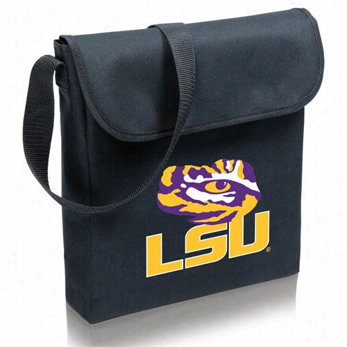 Picnic Time 774-00-175-294-0 V-grill Louisiana State U Niversity Tigers Digital Print Bbq Grill In  Bl Ack