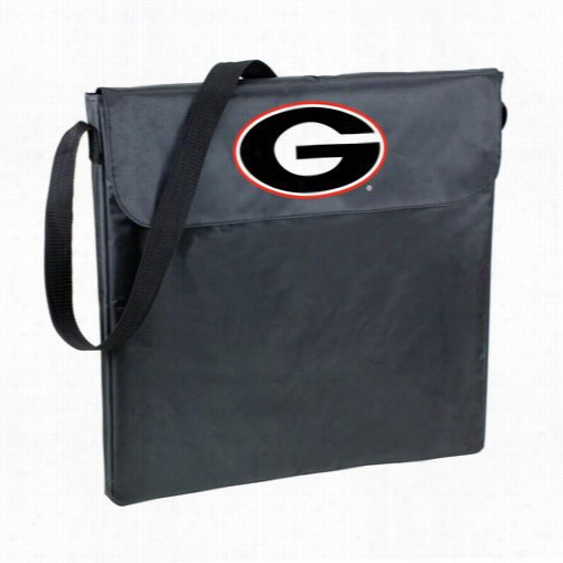 Picnic Time 775-00-175-184-0 X-grill University Of Georgia Bulldogs Digital Print Bbq Grilll In Black