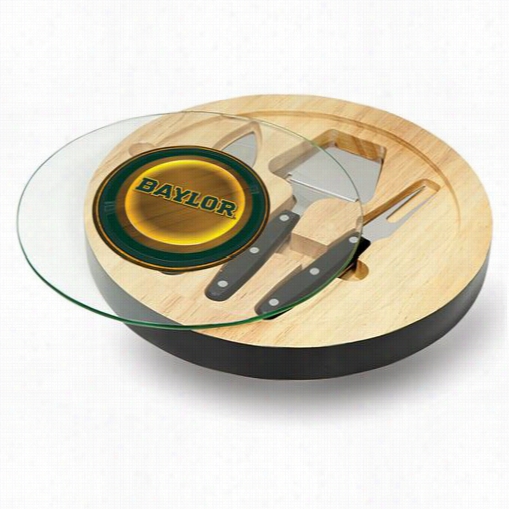 Pcinic Time 829-00-179-924--0 Ventana Baylor University Bears Digital Print Cheese Board In Black