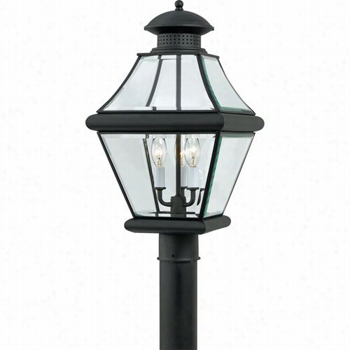 Quoizel Rj 9011k Rutledge 33 Light Outdoor Post Light In Mystic Black