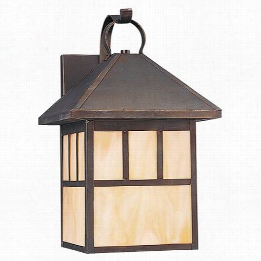 Seag Ull Lighting 89417ble-71 Prairie S Tatement  Light Outdoor Energy Star Wall Lantern In Antique  Bronze