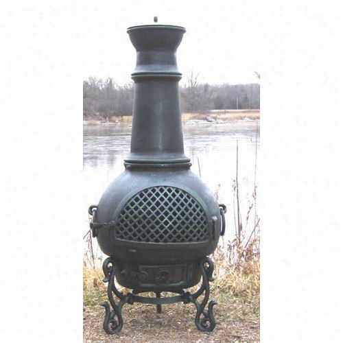 Melancholy Rooster Ch016gk Gatsby Mould Aulminum Gas Chiminea