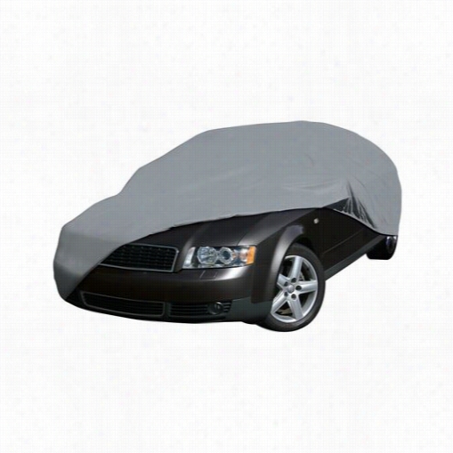 Classic Accessories 71003-f Classic Full-size Four Layer Deluxe Car Cover In Grey