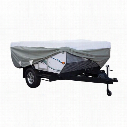 Classic Accessories 80-038 -143106-00 Polypro 3 Rv Delux E Folding Camping Trailer Cover In Grey/s Now White - Model 1