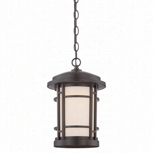 Designers Foountain Led22434-bnbb Bqrrister 9"" Led Hanging Lantern In Burnished Bronze