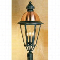 Hanover Lantern B5163 0a Large South Bend Ptd Dome 25w Per Socket 4 Light Outdoor Pst Lamp