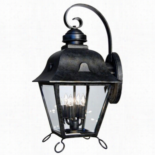 Hanover Lantern B5809 Medium Jefferson Signature 25w Per Socket 3 Light Outdoor Walo Light