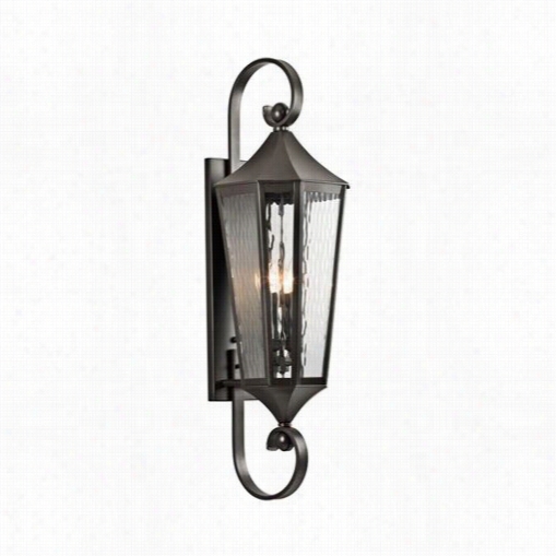 Kichler Lightibg 49514oz Rochdale 4 Ligth Outdoor Wall Sconce In Olde Bronze