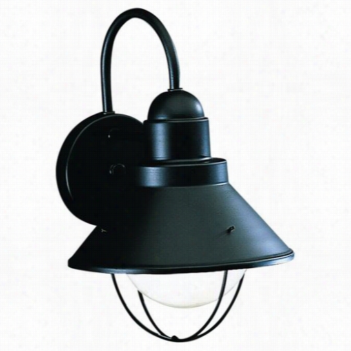 Kichker Lighting 9022k Seaside Black Outdoor Wall Sconce