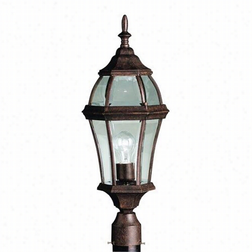 Kichler  Lighitng 9992tz Townhouse Tannery Bronze Outdoor Post Embellish