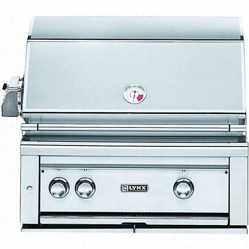 Lynx L30psr2ng Professi0nal 30"&q Uot; Natural Gasb Uilt In Grill Through  Prosear Burner And Rotisserie