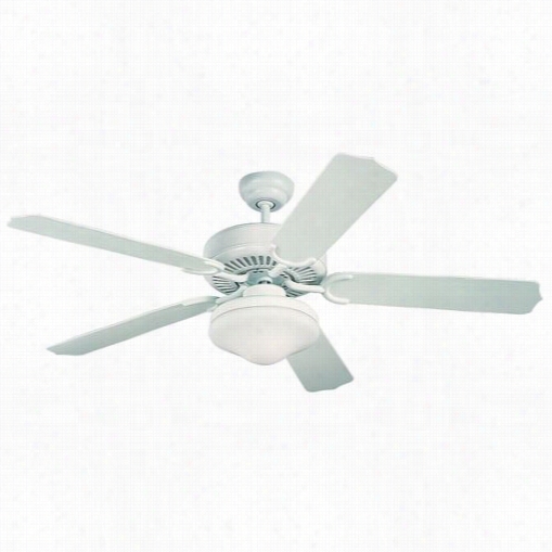 Monte Carlo Fans 5wf52whd-l Ewatuerford Delux 52"" Outdoor Ffan In Whtie