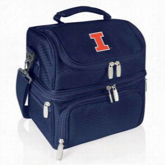 Picnic Time 512-80-138-214-0 Pranzo University Of Illin Ois Digitl Print Personal Cooler  In Navy