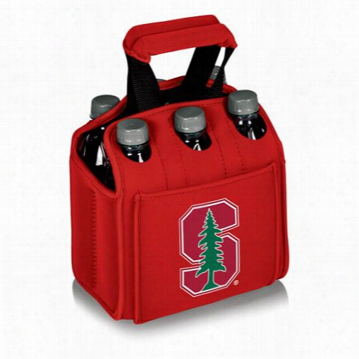 Picnic Time 6088-00 Jr Stanfor U Cardinal Digital Print Six Pack Coler Tote