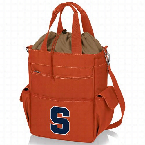 Picnic Time 614-00 Activo Syracuse University Orangw Digtal Print Waaterpdoof Tote