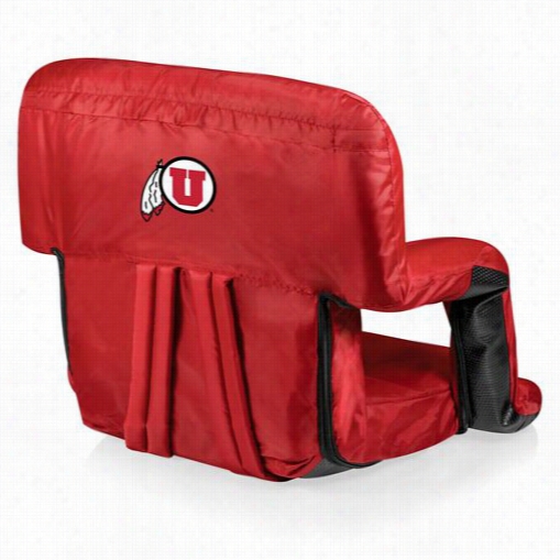 Picnic Time 618-00-100-024-1 Venturaa University Of Utah Utes Digital Print Seat In Red