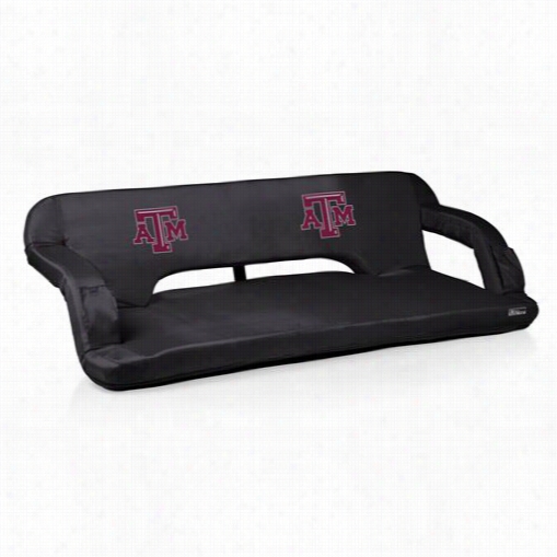 Picnic Time 628--00-179-564-0 Reflex Texas  A And M Uiversity Aggies Digital Print Travel Couch In Black