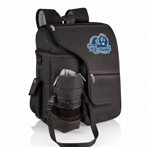 Picnic Time 641-00-175-884-0 Turismo Old Dominion Monarchs Digital Impression Backpack In Blacck