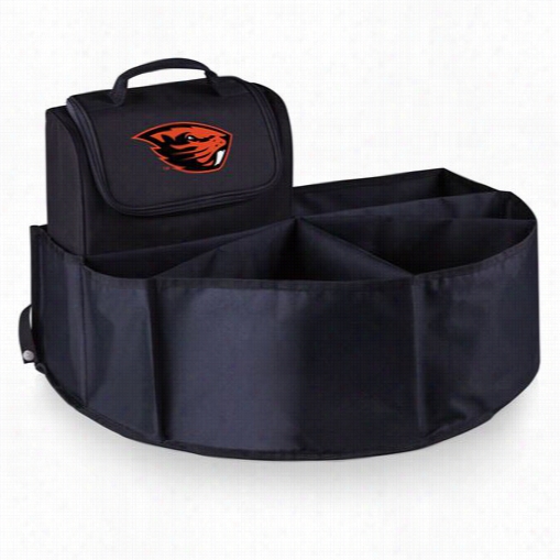 Picnic Time  715-00-179-484-0 Oregon State University Digital Print Trunk Boss In Black With Cooler