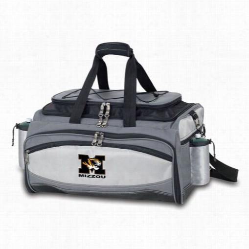 Picnic Time 770-00-175-394--0 Vulcaan Univeesity Of Missouri Tigers Digital Prnt Basket In Black