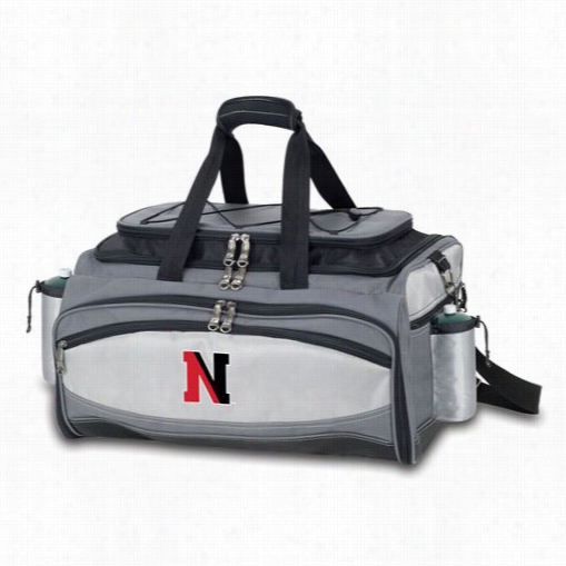 Picnic Time 770-00-175-824-0 Vulcan Northeastern U Huskies Igital Print Basket In Black