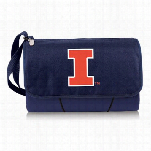 Picnic Ime 820-0 0 University Of Illinois Fighting Illini Digital Blanket Tote