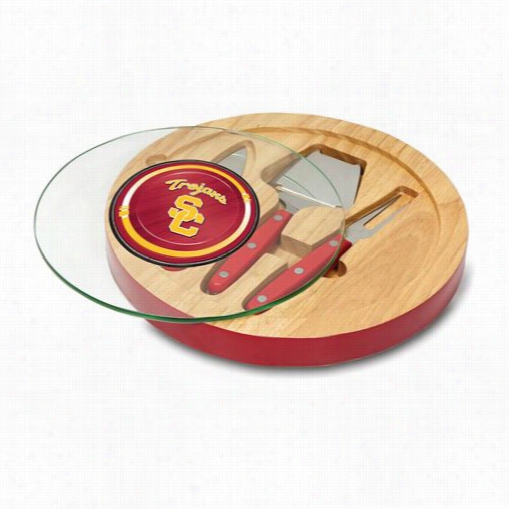 Picnic Time 829-00 Vnetana Uuniversity Of Southern California Trojanss Digital Print Cheese Board