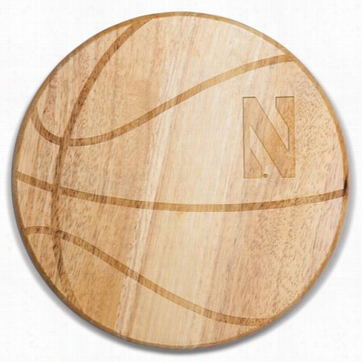 Picnic Time 840-00-505-433-0 Northwestern University Wildcats Engraving Free Put Cutting Board In Natural Wood