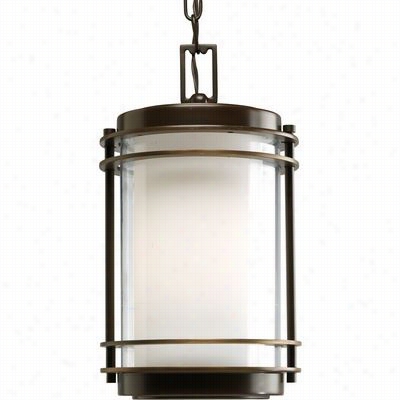 Progress Lighting P5503-108 Penfield 1 Light Outdoor Pendant In Oil Rubbed Bronze