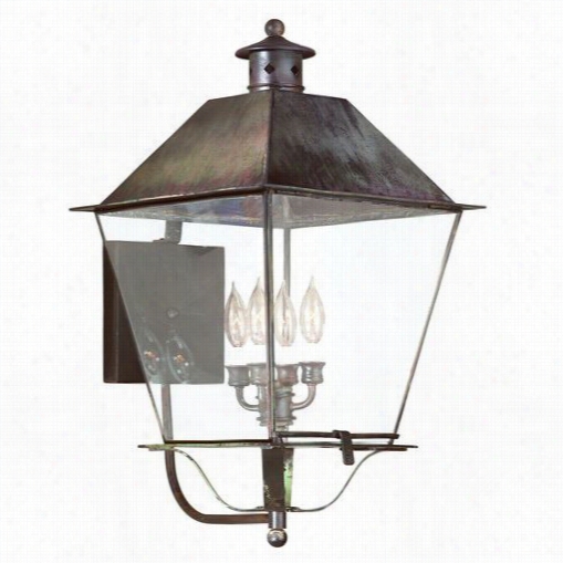 Troy Lighting Bcd9140 Montgomery 25-3/4""h 4 Light Outdoor Wall Sconce With Seeded Glass