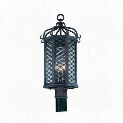 Troy Lighting P2375oi Los Olivos 3 Light Outdoor Post Light In Aged Iron