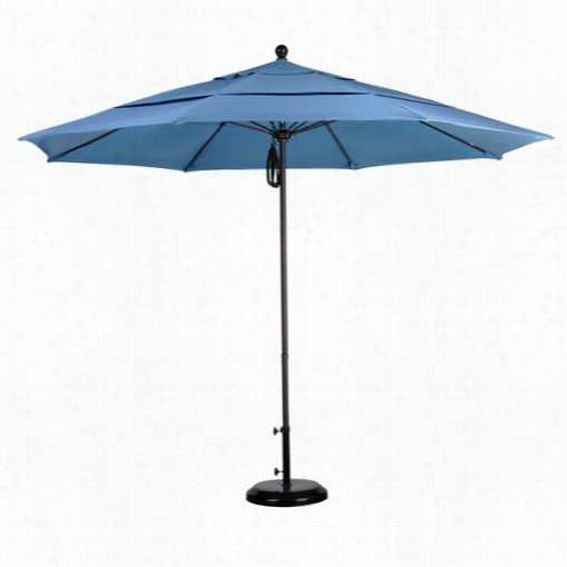 California Umbrella Alto118 11 ' Ifberglass Po Double Windv Ent Markeet Umbrella