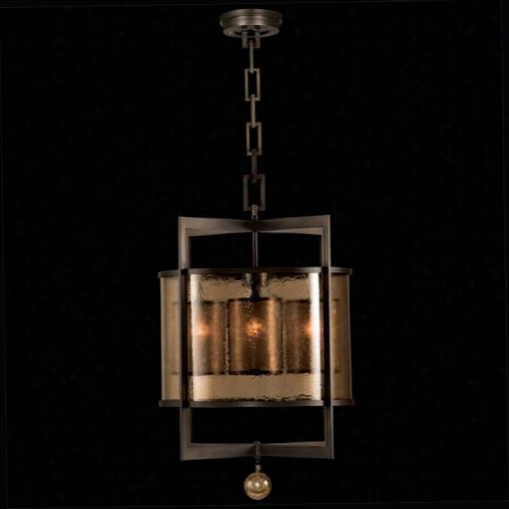 Fine Art Lamps 591140 Singaporre Moderne 4 L Ight Outdoor Pendant In Brown Patinated Bronze