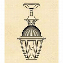 Hanover Lantern B15221-wht Small Maion 1 S~ Outdoor Flush Mount In White