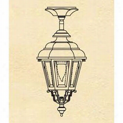 Hanover Lantern B23 21 Small Jamestown 1 Light Outdooor Flush Mouht