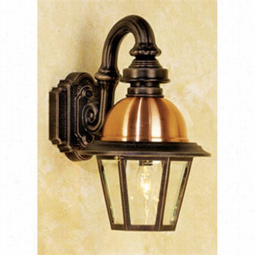 Hanover Lantern B512frmc Small South Bend Copper Dome 25w 1 Light Outdoor Wall Light