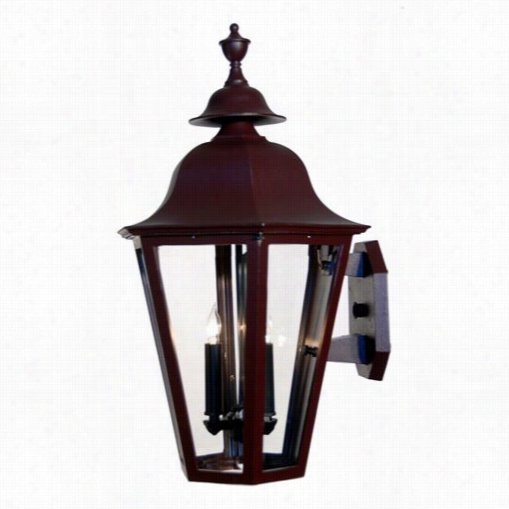 Hanover Llantern B5501 Large Manor 25w Per Socket 3 Light Outdoor Wall Light