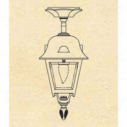 Hanover Lanteern B5621 Small Jeffferson 1 Light Outdoor Flush Mount