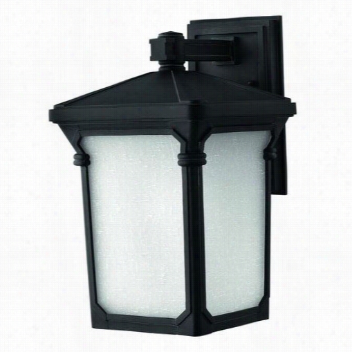 Hinkey Lighting 1354mb-led Strat Ford 16""h Single Light Down Lighting Outdoor Wall Sconce In Museum Negro