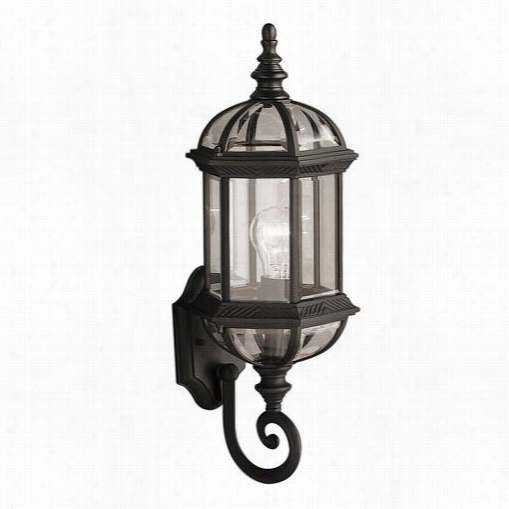 Kichler Lighting 9736bknew Street Serise 08 Outdoor  Black Wall Bracket