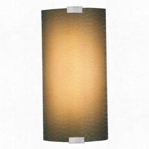 Lbl Lighting Pw561baw Omni Medium 1 Light Fluorescent Outdoor Wall Sconce With Dark Amber Bubble Glass