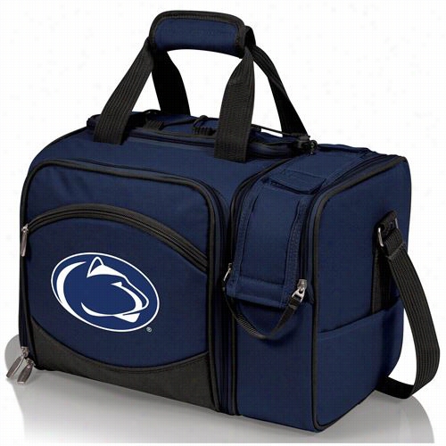 Picnic Time 508-23-915-492-0 Malibu Pennsylvania St Ate Nittany Lions Embroidered Tote In Navy