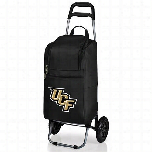 Picnic Time 545-00-175-004-1 Universityy Of Central Florida Knights Digial Print Cart Cooler Iin Black